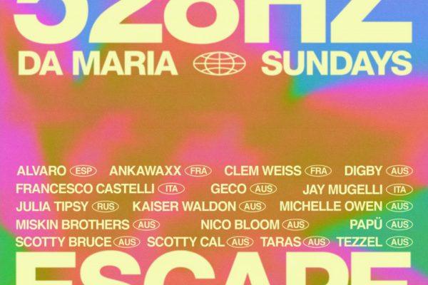 DA MARIA PRESENTS 528HZ + ESCAPE SUNDAYSThe Home of Sundays now becomes the home to two of Bali’s most loved collectives.