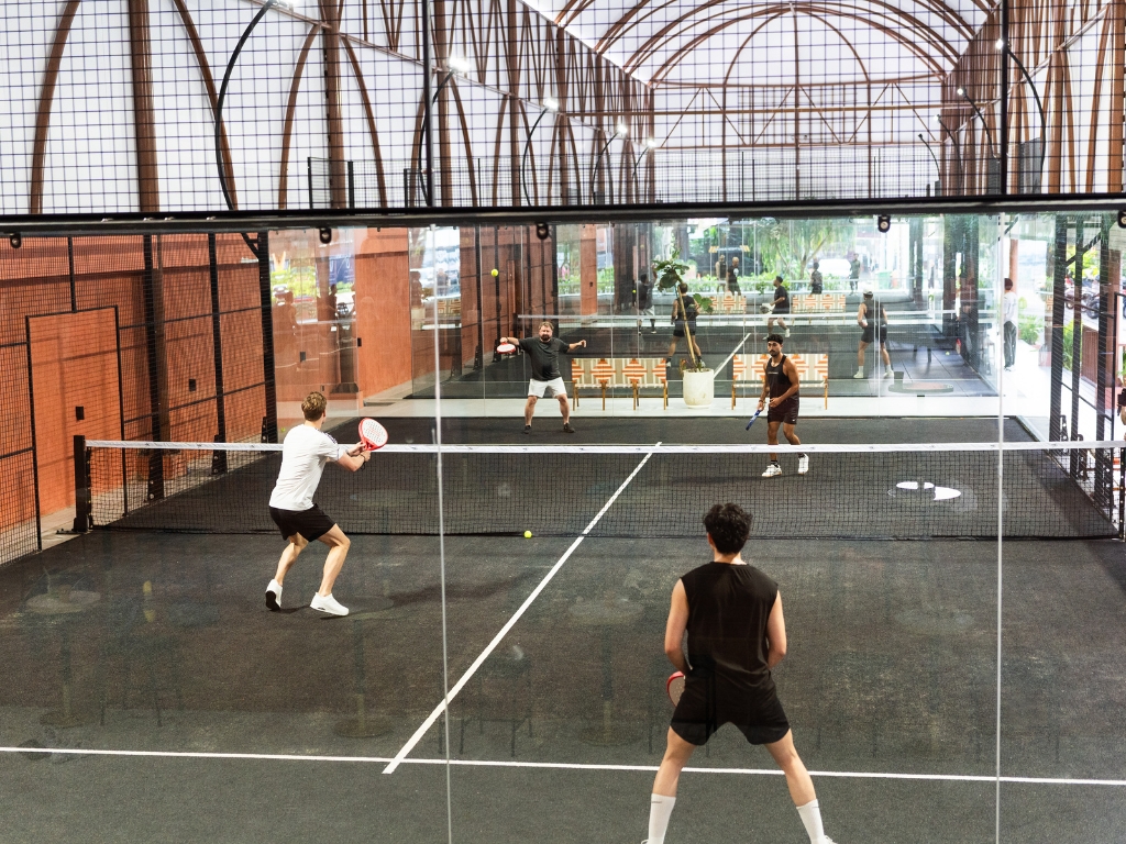 Guests playing padel at TUI BLUE Berawa