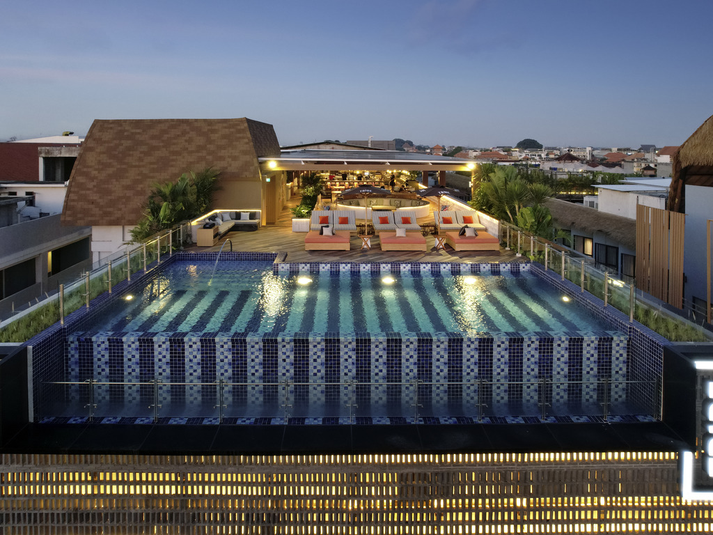 Swimming pool at TRIBE Bali